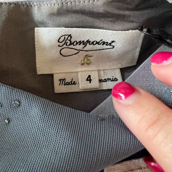 Bonpoint Blue Formal Kids Dress - Picture 8 of 10